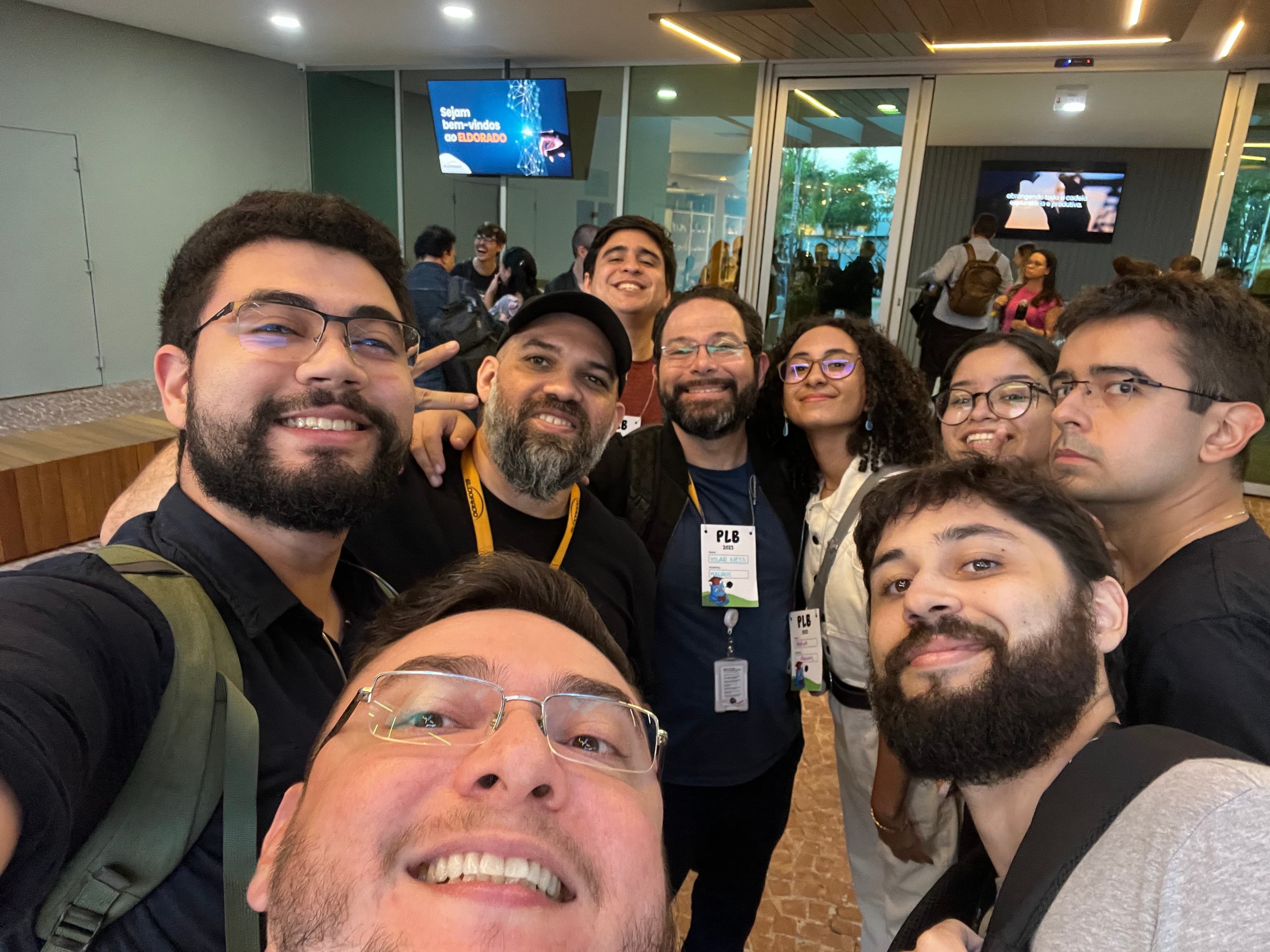 Apple Developer Academy Manaus team at the PLB 2023 event at Eldorado Campinas